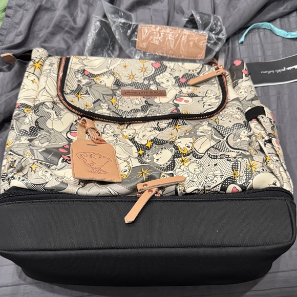 Petunia Pickle Bottom Disney Print pivot Belle pop art Backpack - Picture 1 of 8